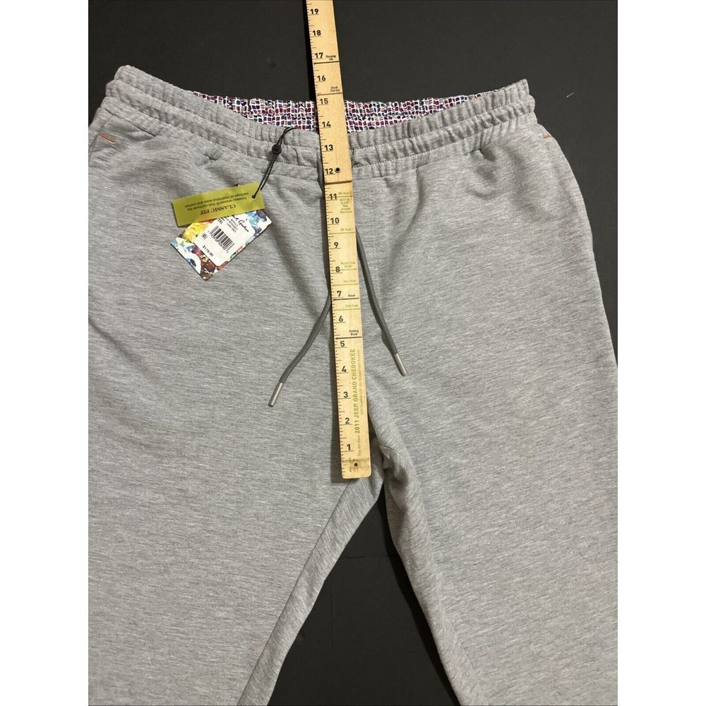 Robert Graham Men's Joggers Sweatpants Size XXL Light Grey Botello Classis Fit - Picture 5 of 9